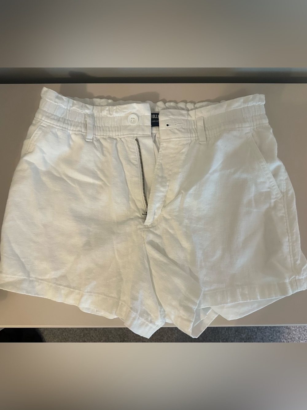 Hollister Ultra High-Rise Linen Blend Soft Shorts | NWOT